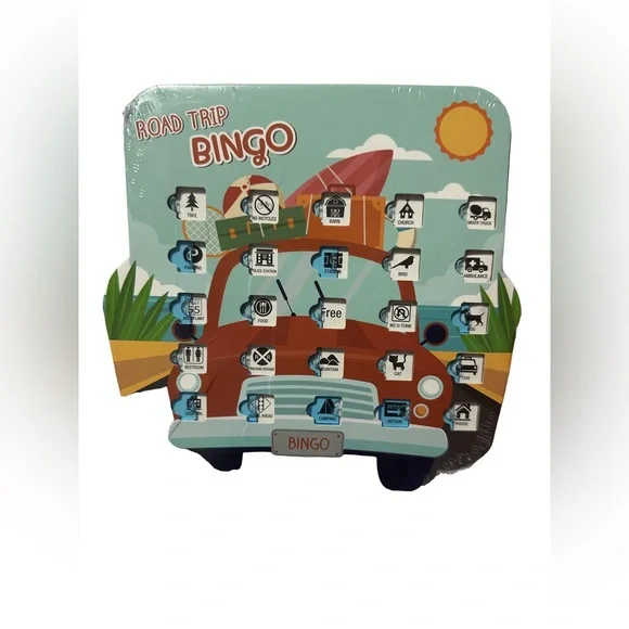 Rev up Your Road Trips with Road Trip Bingo - The Ultimate Travel Game! SET OF 4 - Picture 4 of 4